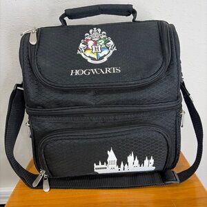 Oniva Harry Potter Hogwarts Pranzo Black Insulated Lunch Cooler Bag Picnic Set